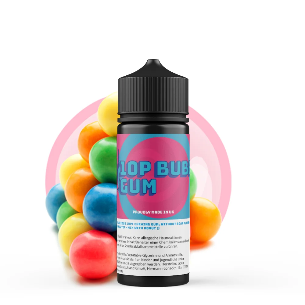 10-p Bubble-Gum Shortfill